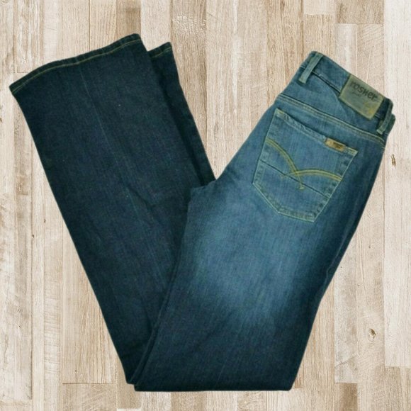 Rosner Gold Star Boot Cut Blue Jeans, Medium Wash Stretch Denim Size 2 - Picture 1 of 8